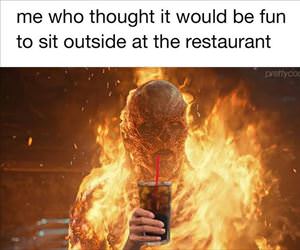 sit outside
