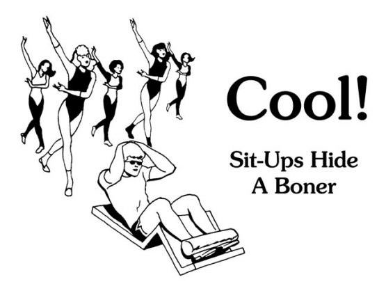 Sit Ups hide Boners