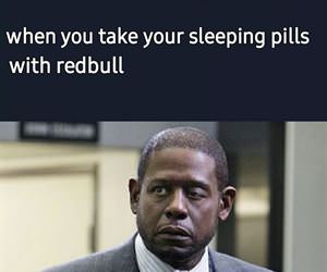 sleeping pills and red bull