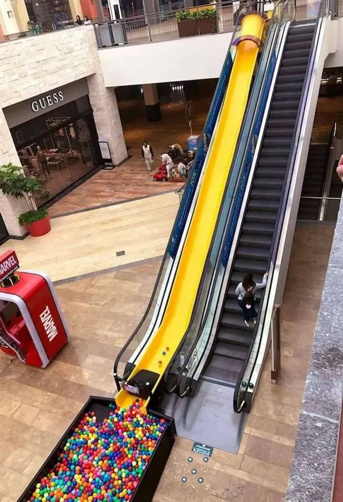 slide down ... 2