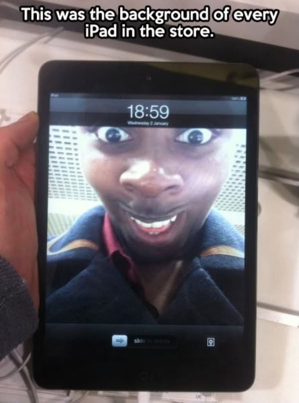 Slide to Unlock Face funny picture