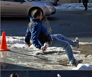 Slip Fall Fail Funny Picture