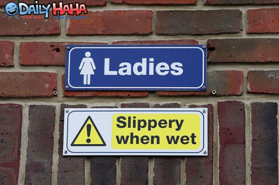 slippery when wet