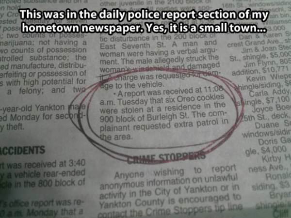 Small Town Problems funny picture