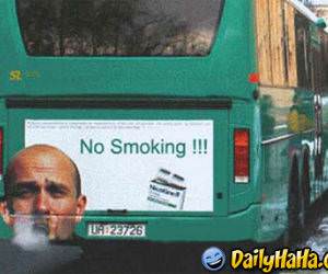 A funny ad against smoking.