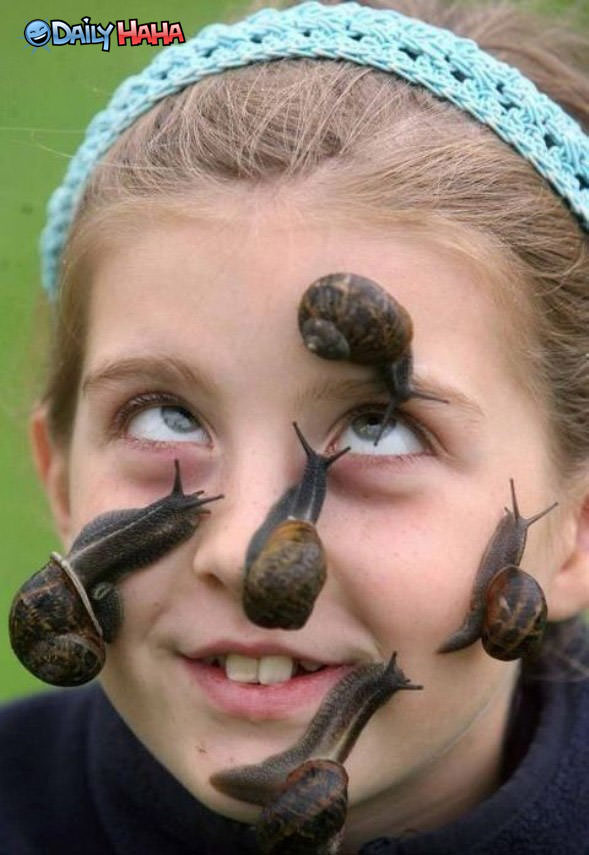Snail Face Girl Picture