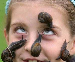 Snail Face Girl Picture