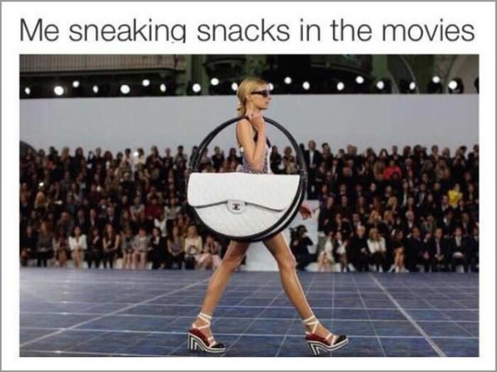 sneaking snacks in how it feels funny picture
