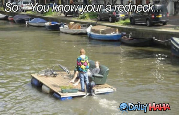 Redneck Float funny picture