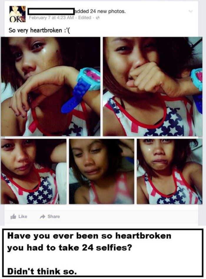 so heart broken funny picture
