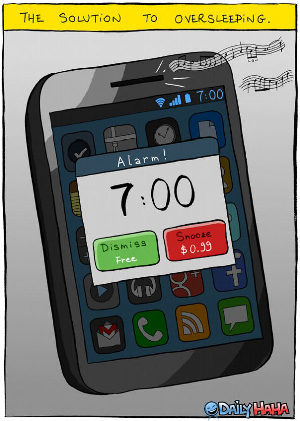 Solution For Oversleeping funny picture