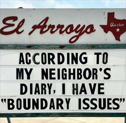 some boundary issues