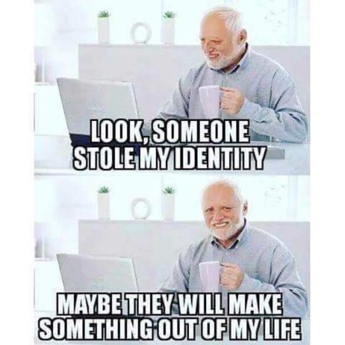 someone stole my identity funny picture