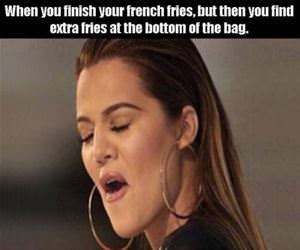 soooo the fries are not finished funny picture