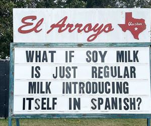 soy milk ... 2