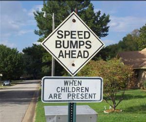 speed bumps ahead funny picture