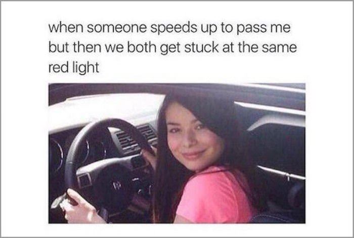 speeds up to pass me funny picture