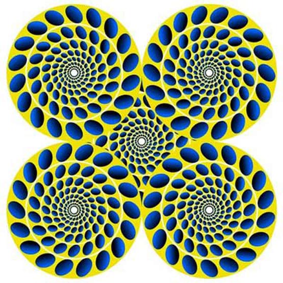 Spinning Circles Illusion