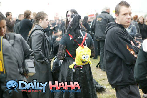 Sponge Bob Goth Pants