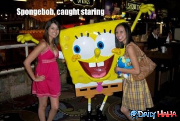 Spongebob Staring funny picture