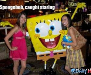 Spongebob Staring funny picture