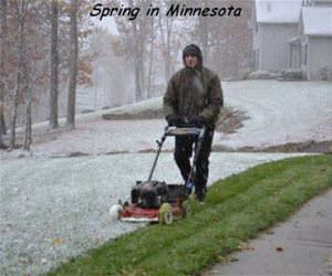 spring in minnesota funny picture