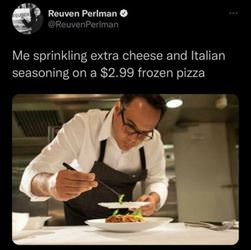 sprinkles a little on