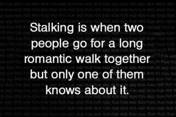 Stalking funny picture