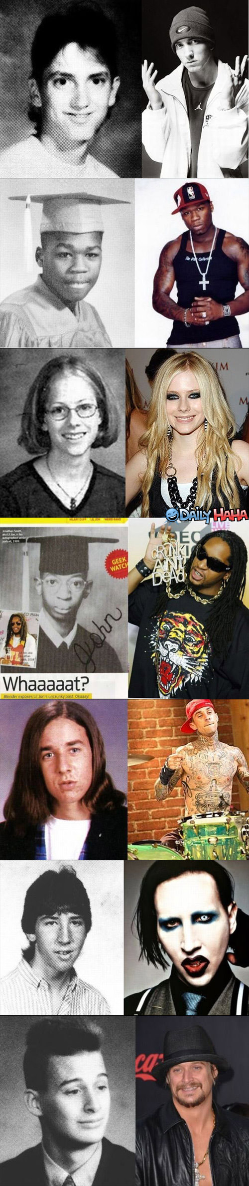 Stars Then and Now Funny picture