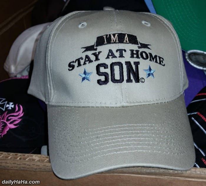 stay at home son funny picture