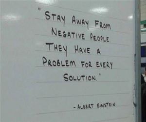 stay away from negative people funny picture