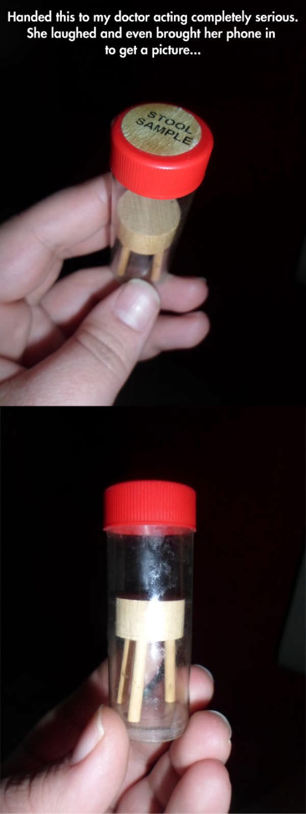 Stool Sample funny picture