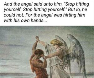 stop hitting yourself