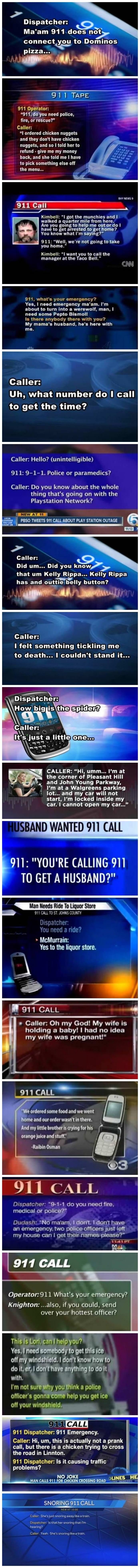 strange 911 calls funny picture
