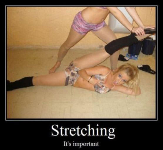 Stretching is important