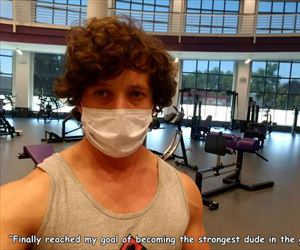 strongest in the gym