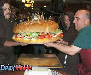 Giant Double Cheesburger Picture