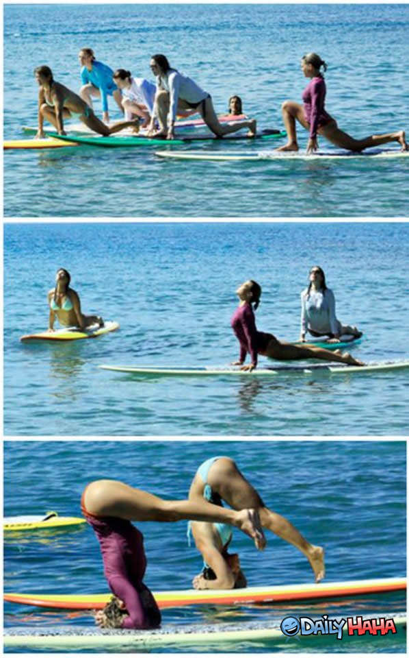 Surf Yoga funny picture