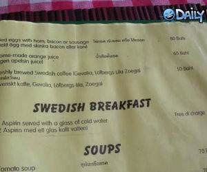 Swedish Breakfast funny picture