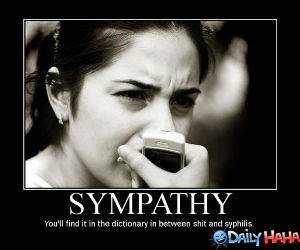 Sympathy funny picture