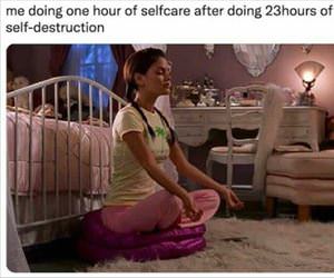 taking care of myself