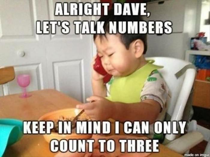 talking numbers