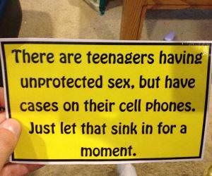 Teenagers Are Unprotected funny picture