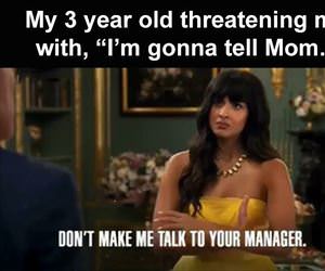 telling the manager