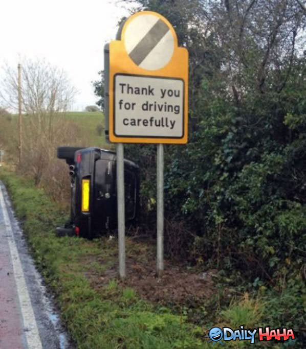 Drive Carefully funny picture
