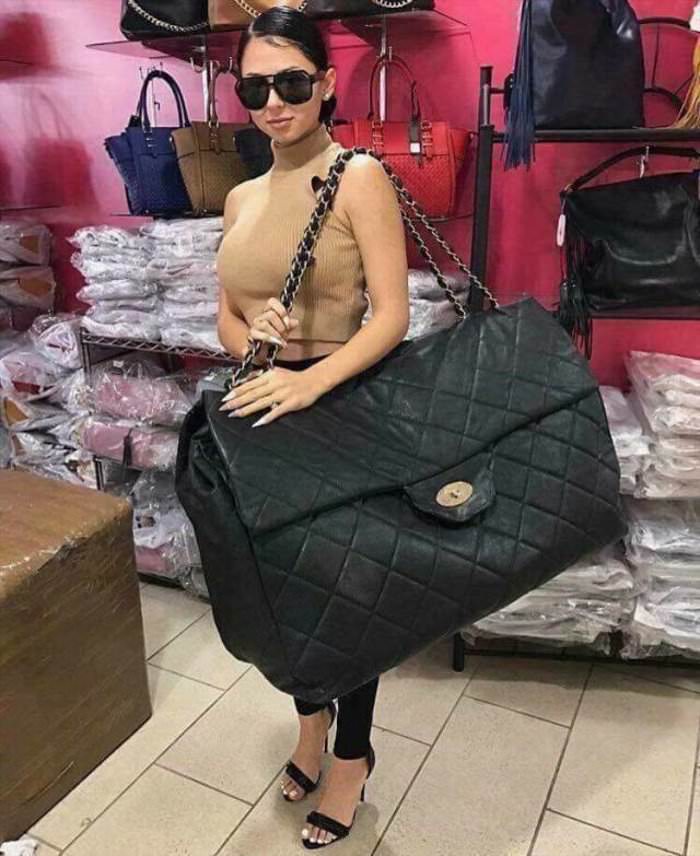 that is a huge purse