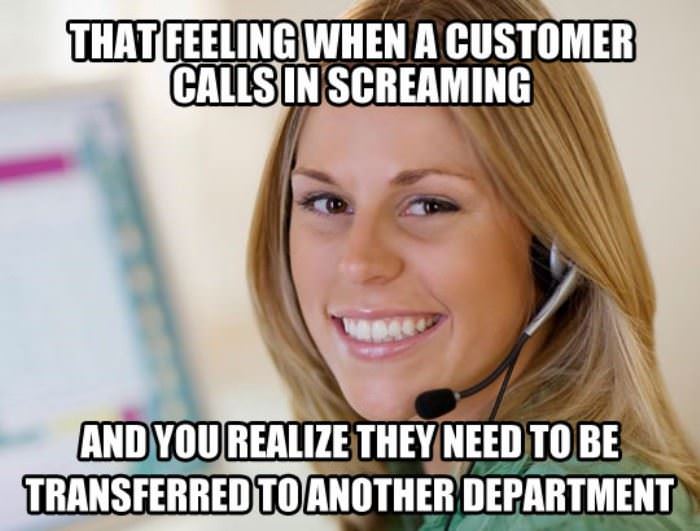 that customer service feeling funny picture