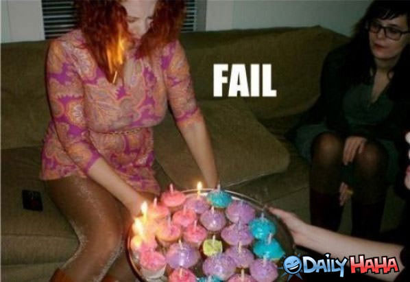 Birthday Fail funny picture