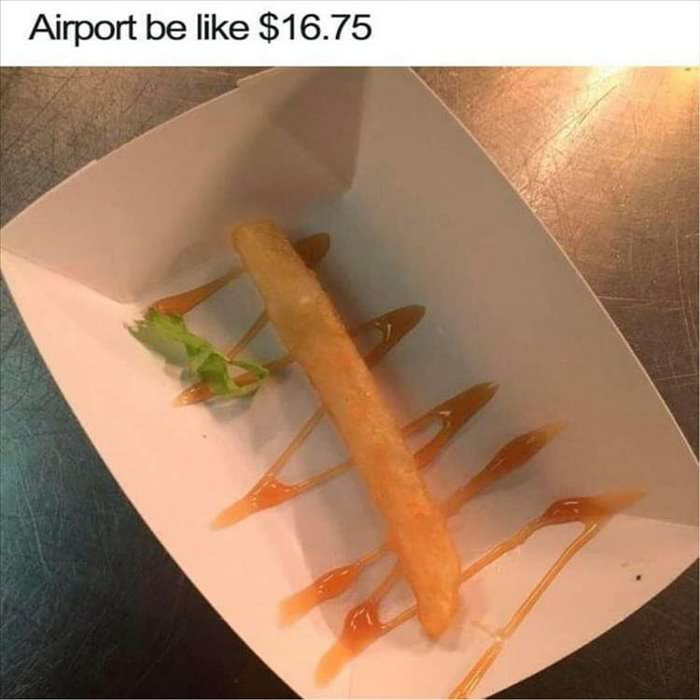 the airport food