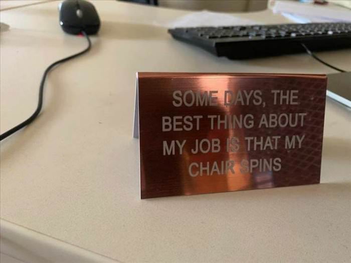 the best part of the job